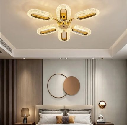 led crystal chandelier light ideal for low and high ceiling
