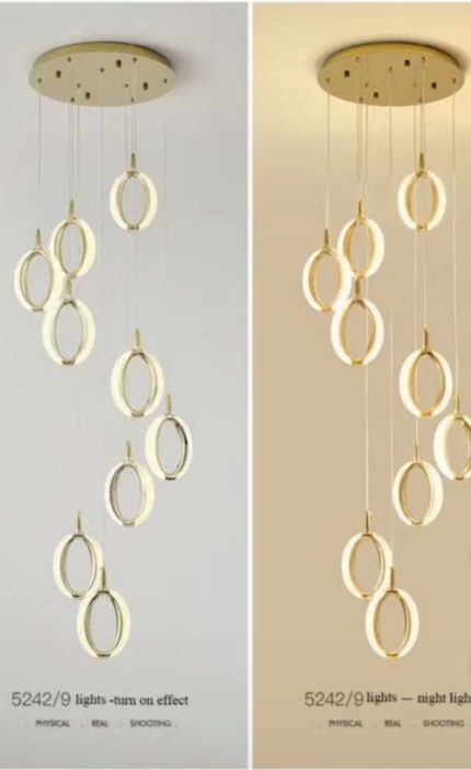 LED Staircase Chandelier