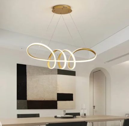 Modern Led Tricolor Chandelier Light