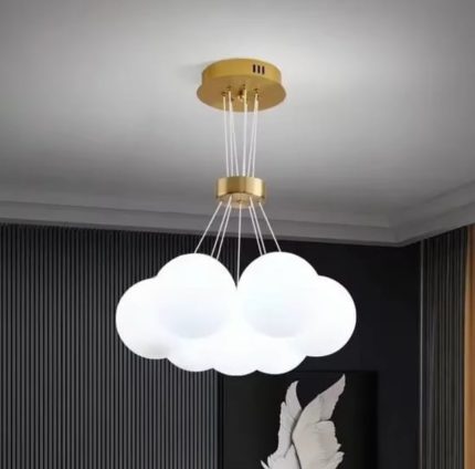 Modern Nordic Glass Chandelier With Free Bulbs