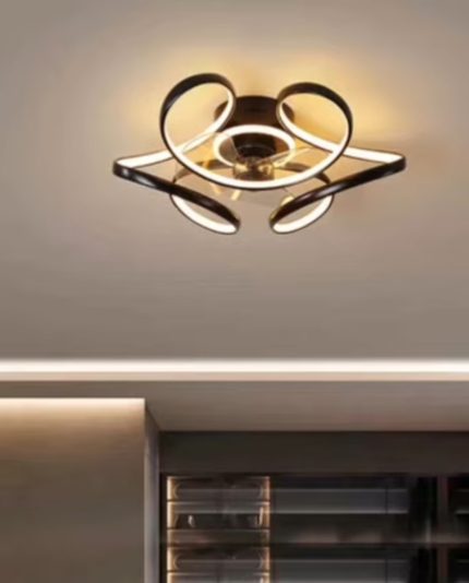 LED Tricolor Chandelier with Remote Control