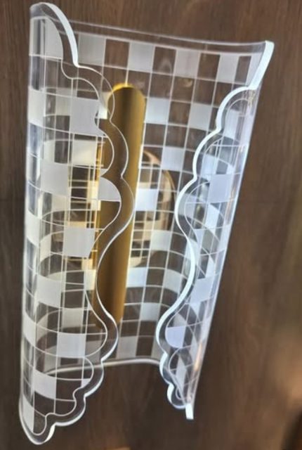 LED Creative Glass Wall Bracket
