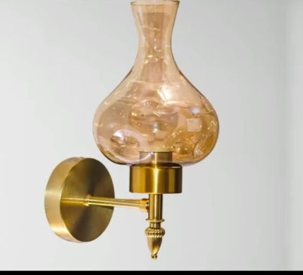 The Nordic Glass Unique Wall Bracket with Free Bulb