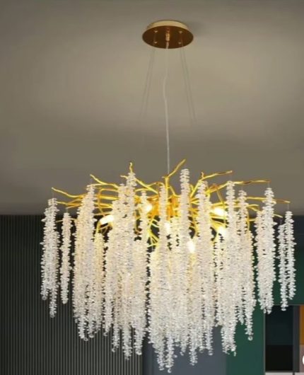 Nordic Crystal Tassel Chandelier 450mm