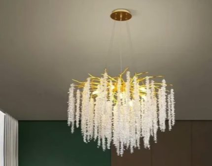 Nordic Crystal Tassel Chandelier