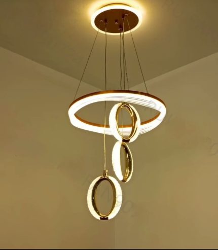 Modern LED Tricolor Chandelier