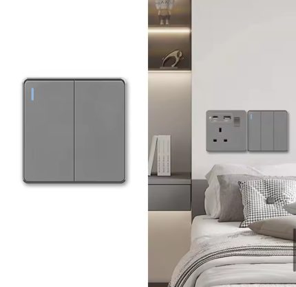 Modern 2Gang 2Way VIP Switch
