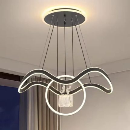 Modern Creative LED Chandelier Tricolor