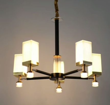 Led Tri-Color Chandelier