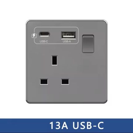 VIP Single Socket With USB And Type C
