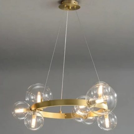 Modern Glass Ball Chandelier Light
