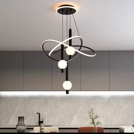 Modern LED Tricolor Chandelier Light