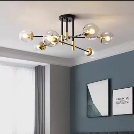 Nordic Glass Chandelier Light