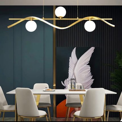 Stylish LED Chandelier Light Tricolor