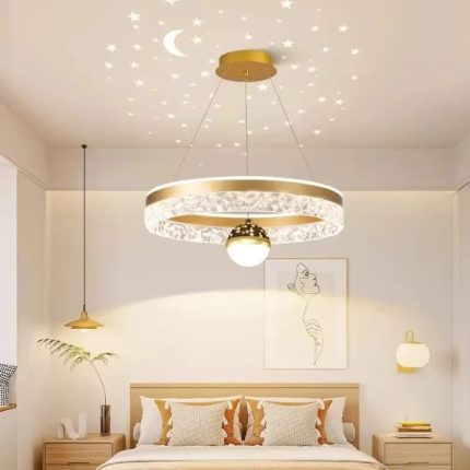 Elegant Starry Sky LED Chandelier