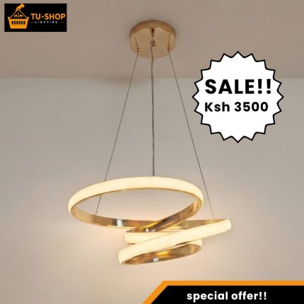 Modern LED Spiral Chandelier