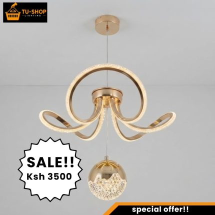 Modern LED Tricolor Chandelier