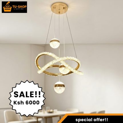 Modern LED Tricolor Chandelier