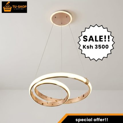 LED Tricolor  Ring Chandelier