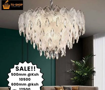 Crystal Tricolor Chandelier