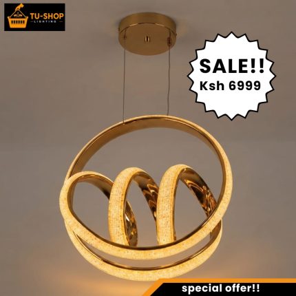 LED Tricolor Ring Chandelier