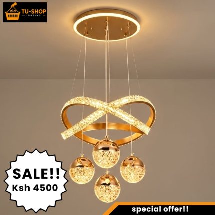Modern LED Tricolor Chandelier