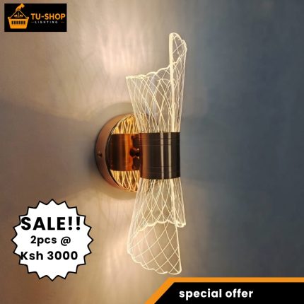 2 pcs Modern LED Tricolor Wall Brackets
