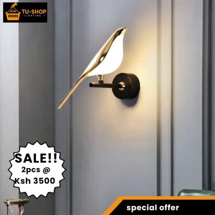2pcs LED Bird Wall Bracket