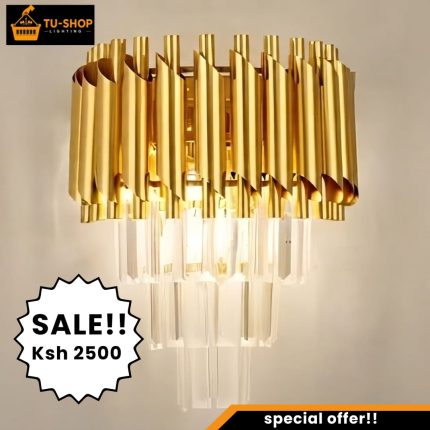 LED Tricolor Crystal Chandelier